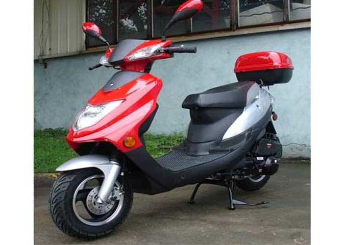 color de aluminio del borde cuatro de motor 125cc de la vespa 4 del cilindro adulto del movimiento 1 con la caja posterior grande