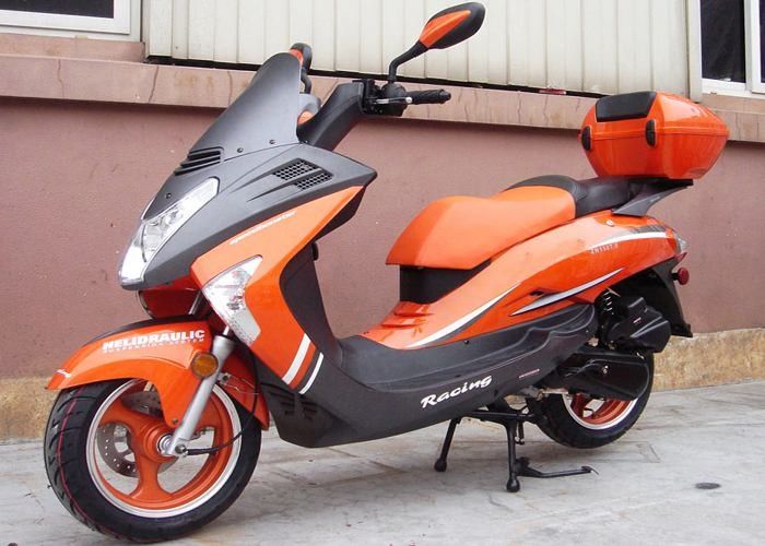 V vespa del gas de la linterna 150cc del estilo, vespas de gas con 2 espejos de la vista posterior