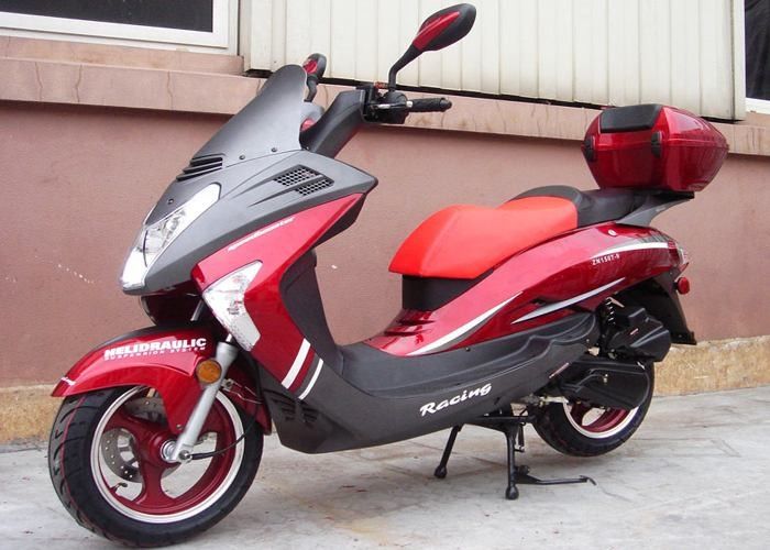 V vespa del gas de la linterna 150cc del estilo, vespas de gas con 2 espejos de la vista posterior
