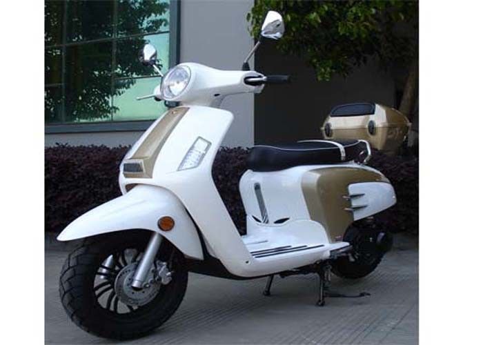 Vespa de motor adulta de la linterna del ciclo 150cc con la transmisión automática de dos espejos de la vista posterior
