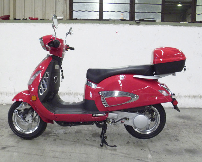 Espejo rojo adulto de la vista posterior de la señora 150cc Scooter de la vespa de motor de la forma agradable With