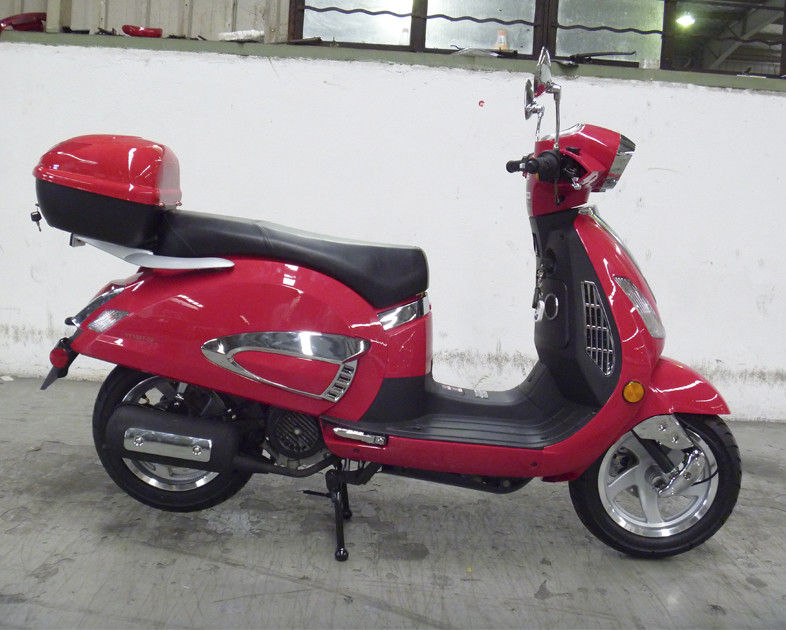 Espejo rojo adulto de la vista posterior de la señora 150cc Scooter de la vespa de motor de la forma agradable With