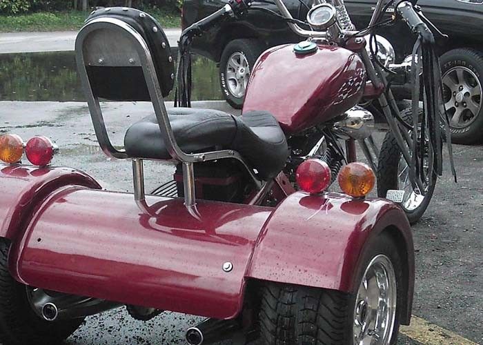 V motocicletas gemelas de Trikes del interruptor de la motocicleta del interruptor del cilindro 250cc con la linterna grande