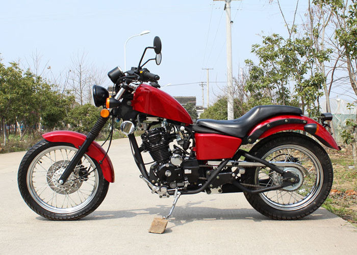 Motocicleta roja del interruptor 250cc 90 kilómetros por hora del consumo de petróleo bajo con la transmisión manual 5