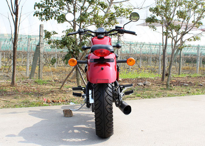 Motocicleta roja del interruptor 250cc 90 kilómetros por hora del consumo de petróleo bajo con la transmisión manual 5