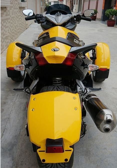 1000cc puede la motocicleta de la rueda de la 3, V - motocicleta de la rueda delantera del gemelo 2 enfriada por líquido
