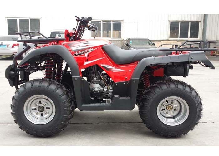 260cc eje de cuatro ruedas del comienzo eléctrico ATV que conduce el freno de tambor rojo de la parte posterior del coche de cuatro ruedas