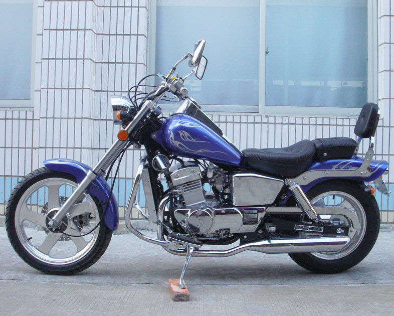 Las motocicletas de alta potencia refrigeradas por agua 250cc ayunan freno de tambor eléctrico de la parte posterior de la motocicleta