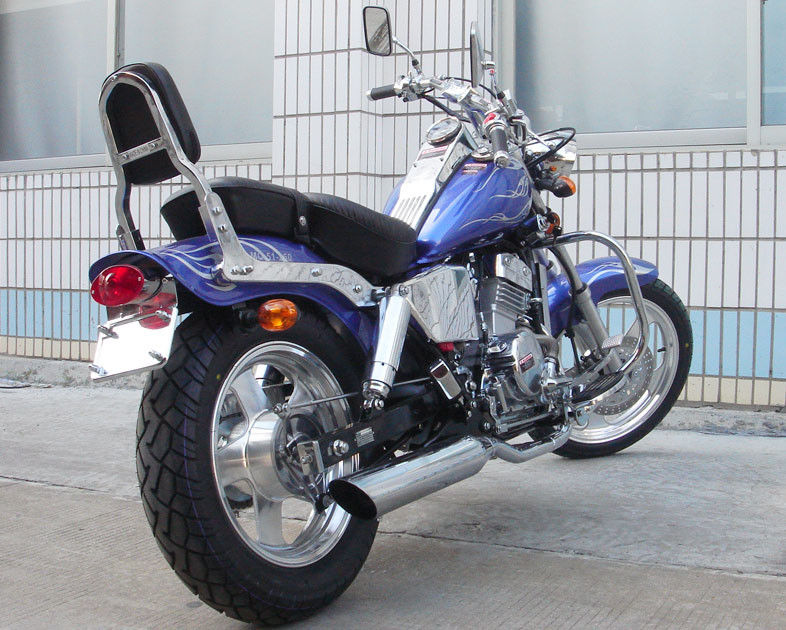 Las motocicletas de alta potencia refrigeradas por agua 250cc ayunan freno de tambor eléctrico de la parte posterior de la motocicleta