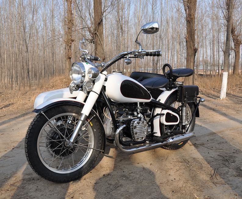Las motocicletas de alta potencia del estilo 750cc de Changjiang doblan la motocicleta del motor con 3 asientos