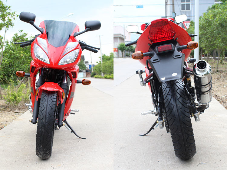 La sola calle del cilindro Bikes el aire refrescado, motocicletas elegantes de 4 movimientos del deporte de la forma 250cc