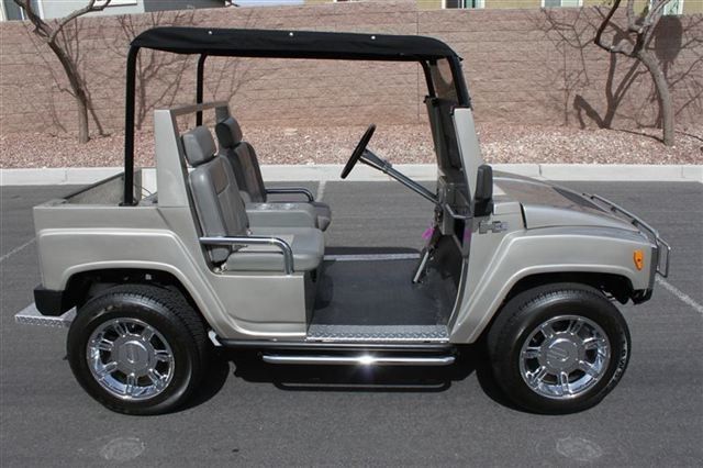 Carros de golf motorizados estilo eléctrico legal del martillo de los carros de golf de la calle con las luces principales grandes