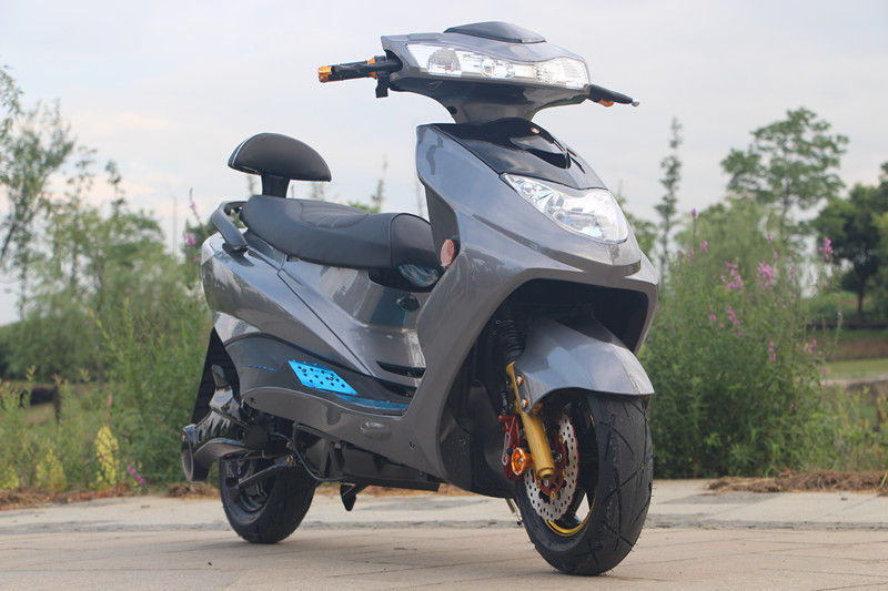 Motor sin cepillo eléctrico de acero de la bici 1500W DC del ciclomotor con la batería de plomo de 72V 20Ah