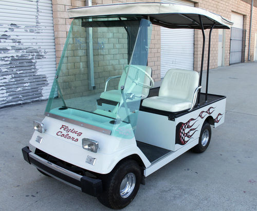 2 carros de golf eléctricos de los asientos 150cc fáciles van aire del cilindro del movimiento del carro de golf cuatro solo refrescado
