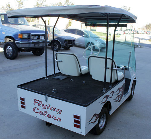 2 carros de golf eléctricos de los asientos 150cc fáciles van aire del cilindro del movimiento del carro de golf cuatro solo refrescado
