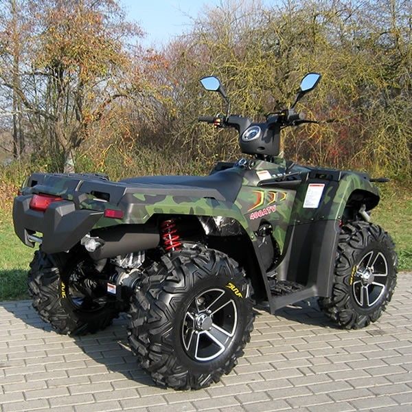 El doble de cuatro ruedas refrigerado por aire de 400cc Atv/escoge A - arme con el cambio eléctrico del borde de aluminio