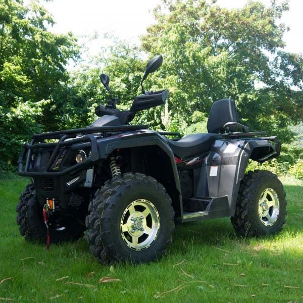 Patios de cuatro ruedas del policía motorizado del solo cilindro ATV 400cc 4 con la suspensión de la independiente de 4*4 F/R
