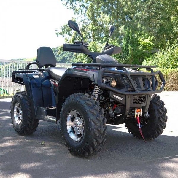 Patios de cuatro ruedas del policía motorizado del solo cilindro ATV 400cc 4 con la suspensión de la independiente de 4*4 F/R