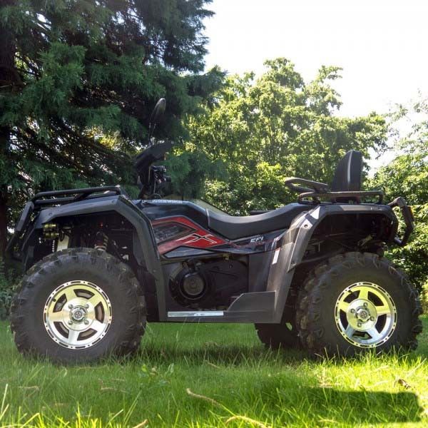 Patios de cuatro ruedas del policía motorizado del solo cilindro ATV 400cc 4 con la suspensión de la independiente de 4*4 F/R