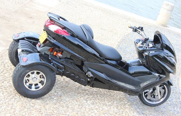 vespas del motor eléctrico 1500w, motocicleta de la vespa de 3 ruedas con el motor sin cepillo