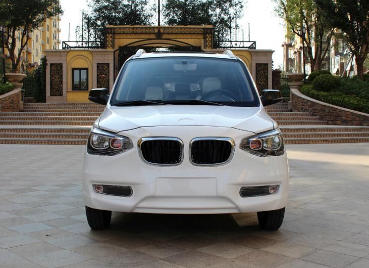 carros de golf eléctricos 6000w con el PVC de la radio del MP3 del calentador de fan del estilo de BMW de 5 asientos de las puertas 4