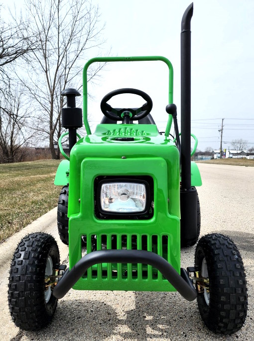 Luces de Jeep Fully Auto With Hitch del carro de golf del hombre de Mini Farm Tractor With Reverse 125cc uno