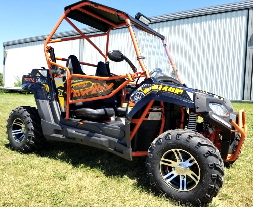 El carro de UTV 170 MaX Utility Vehicle Gas Golf con aduana de gran tamaño de los neumáticos del parabrisas bordea/suspensión