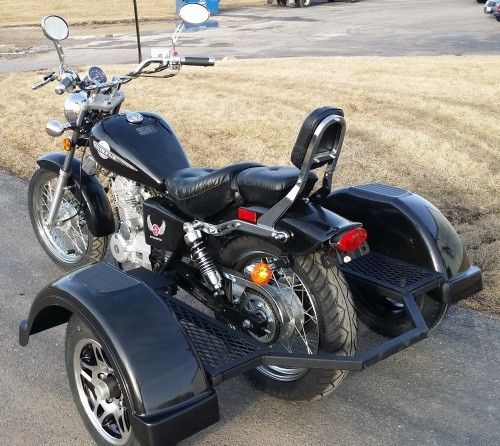 el aire 250cc refrescó la vespa de Trike de 3 ruedas con el solo cilindro, sistema de enfriamiento 4-Stroke