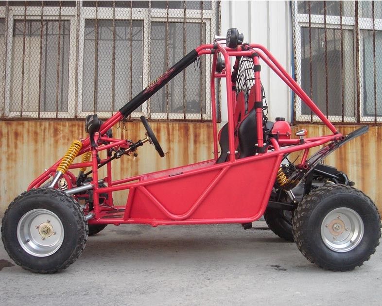 Kart con errores de Seat doble del kart del freno de disco del franco/RR 150cc con el sistema el comenzar eléctrico