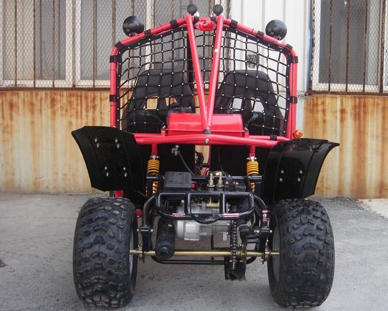 Kart con errores de Seat doble del kart del freno de disco del franco/RR 150cc con el sistema el comenzar eléctrico