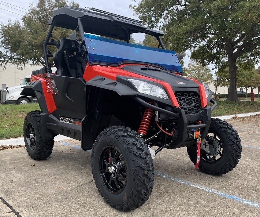 Vehículo eléctrico de gas 1000 UTV lado a lado Full ABS Roof Dos hermanos de carreras de escape