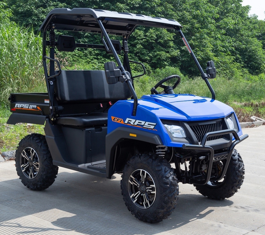 200CC EFI Utv de un solo cilindro de cuatro tiempos, eje de equilibrio con techo duro corto (cama de descarga)