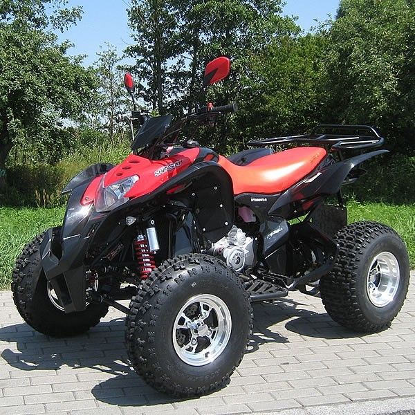 250cc Atv de cuatro ruedas extraordinariamente de gran tamaño con negro eléctrico del sistema del comienzo