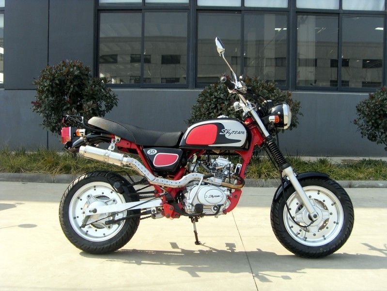 mini motocicleta de la bici de la suciedad 50cc con la lámpara ancha clásica del manillar/del velocímetro e indicadora