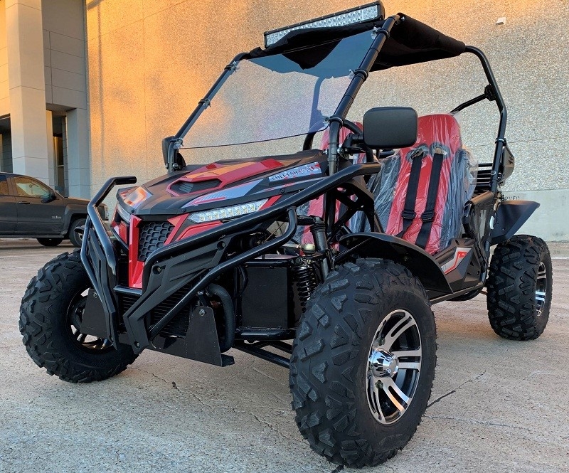 Buggy eléctrico de arranque de Go Kart refrigerado con agua con freno de disco y cilindro único de 4 tiempos