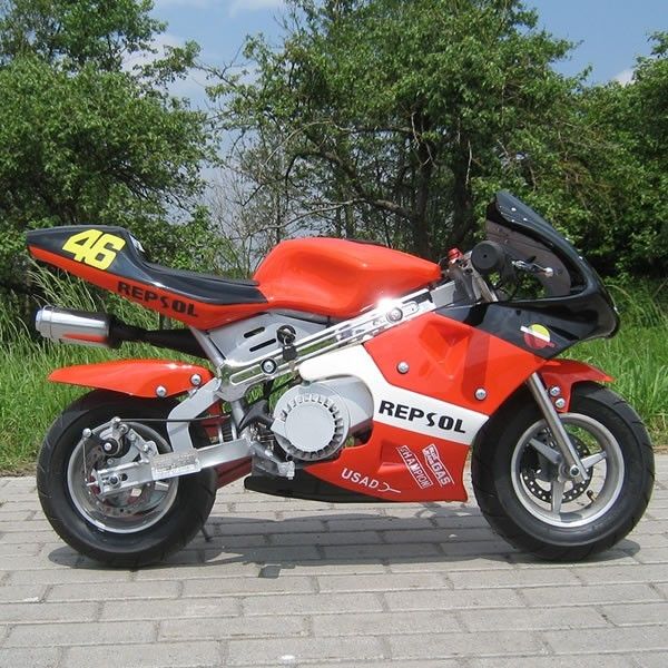 La mini suciedad roja del gas Bikes 50cc, pequeñas bicis de la suciedad del comienzo eléctrico con la transmisión automática