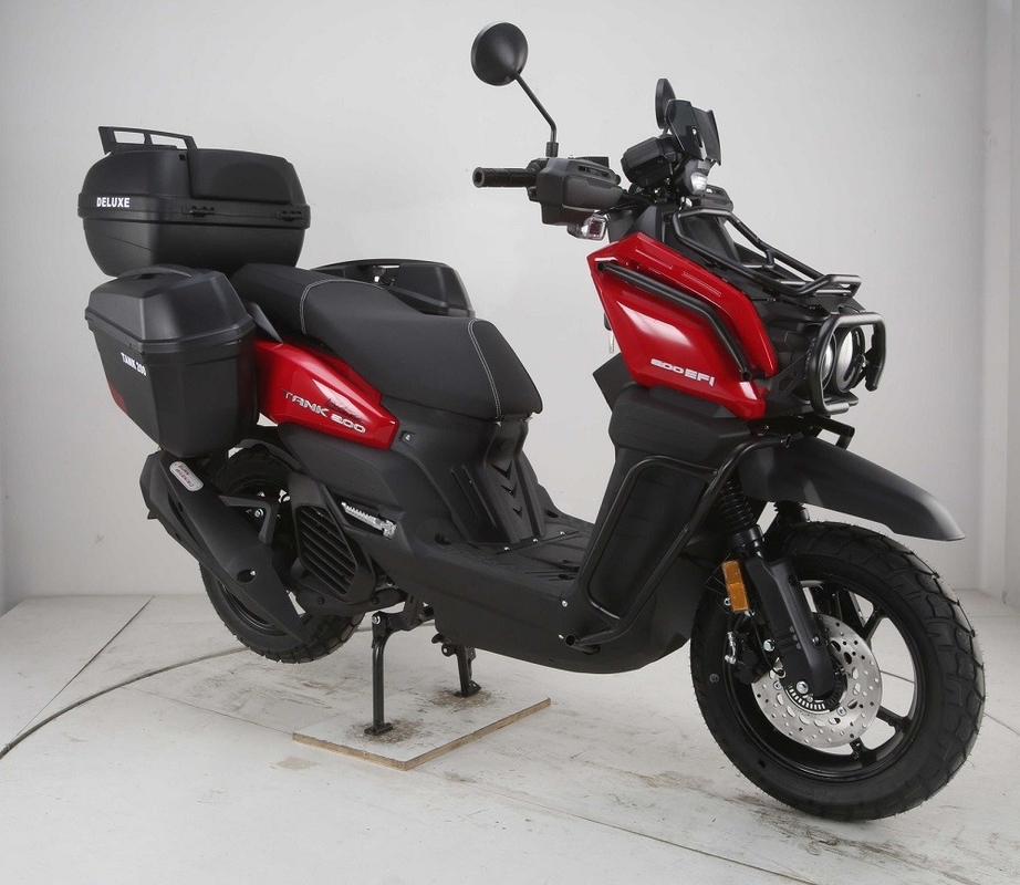 Nuevo Scooter estilo ejército 200 tanque 200 Efi modelo de lujo con neumáticos más grandes y portaequipajes laterales