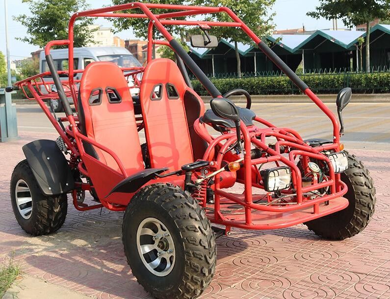 El tipo horizontal aire del movimiento del cochecillo 4 del kart refresca 4 Seater freno de disco delantero/de la parte posterior