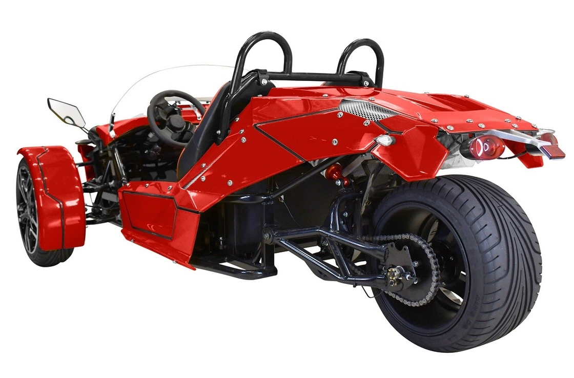 Tri Wheel Motorcycle E-Spider 72V Trike Potente 3000w Motor de tracción media con batería de litio