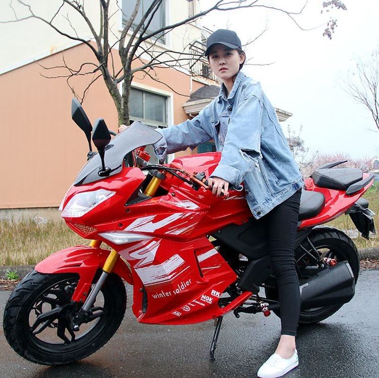 Sola motocicleta de alta potencia de Seater de las motocicletas 2 del cilindro 150cc para los adultos
