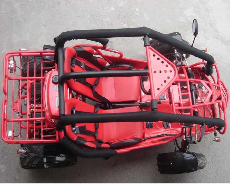El aire con errores del kart del mismo tamaño refrescó 150cc Cvt con la impulsión de cadena