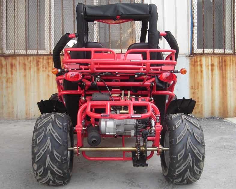 El aire con errores del kart del mismo tamaño refrescó 150cc Cvt con la impulsión de cadena