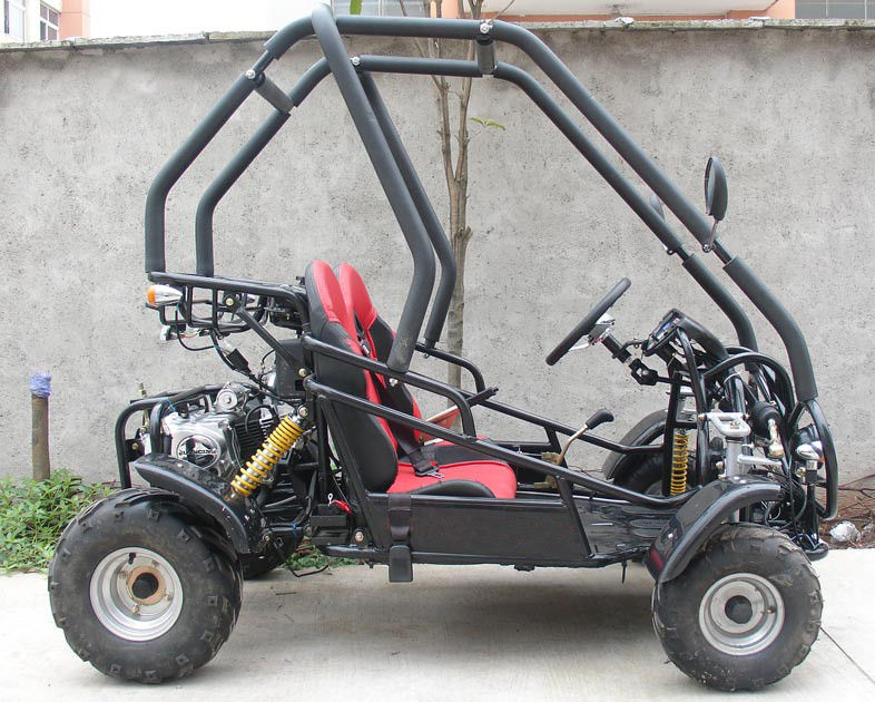 Pequeño 3 cochecillo dos Seater Atv del kart de la velocidad 110cc con comienzo del CDI Electirc