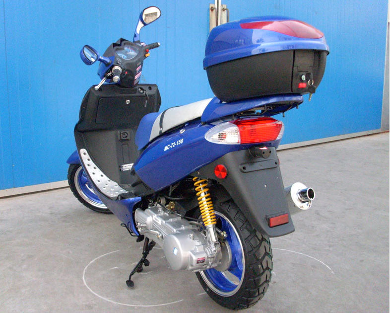 vespa de motor refrescada aire a presión de 150cc CVT con el interruptor del lanzamiento del gas