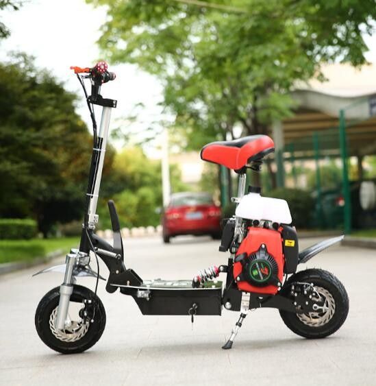 mini acero de alta resistencia a la tracción de la vespa de motor del movimiento 49cc 4 con el neumático neumático de 10 pulgadas