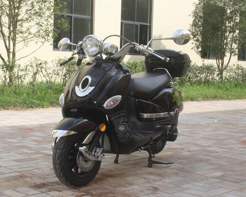 Las vespas de gas eléctricas/del retroceso 150cc para los adultos con el disco delantero alzan el tambor