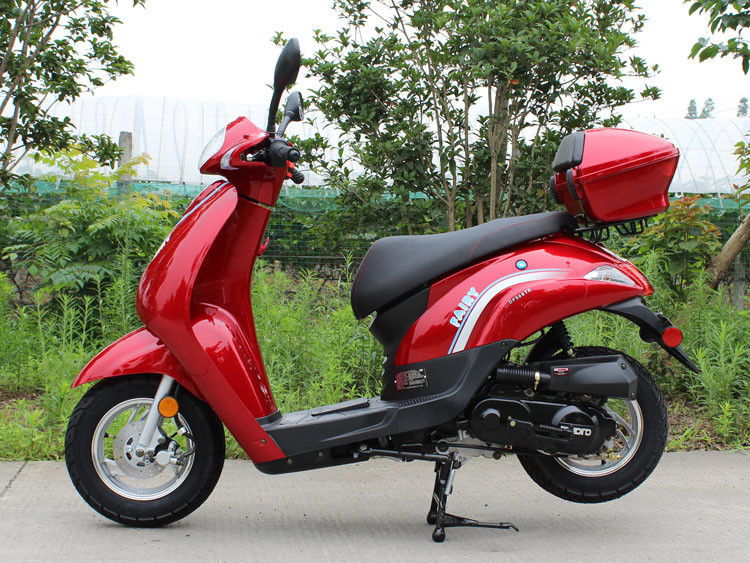 Tipo horizontal adulto solo cilindro de la vespa de motor del engranaje 50cc de CVT refrigerado