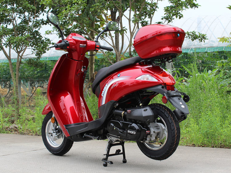 Tipo horizontal adulto solo cilindro de la vespa de motor del engranaje 50cc de CVT refrigerado