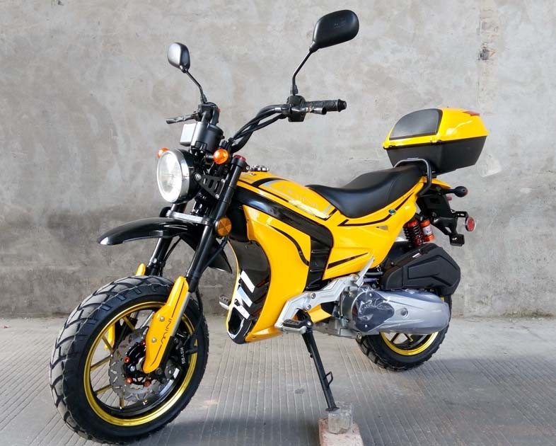 Borde grande ligero redondo del aluminio de Trie del disco de la parte posterior del tambor 150cc de la motocicleta delantera de la calle