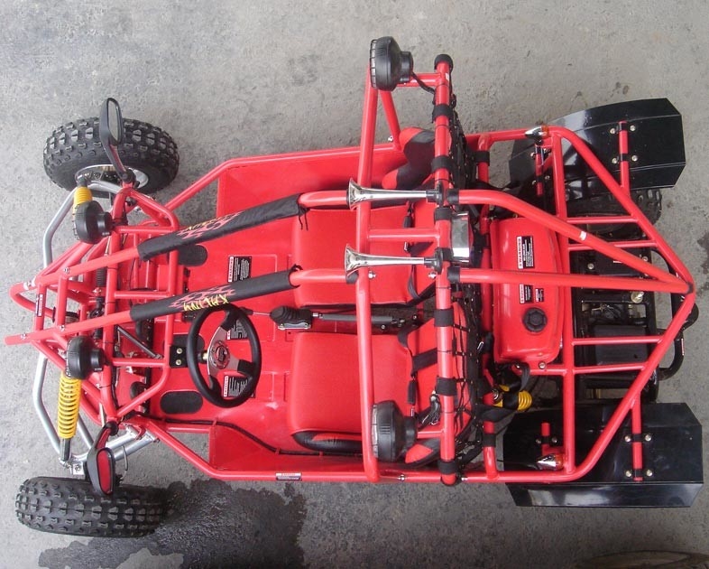 El kart de gran tamaño 150CC con errores con aire de CVT refrescó el freno de pie eléctrico del comienzo